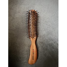 Расческа для волос парикмахерская I love my hair, коллекция Sense Shine Brush деревянная ILMH