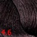 360 hair professional Permanent Haircolor : 4.6 красный каштан 