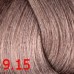 360 hair professional Permanent Haircolor : 9.15 очень светлый блондин пепельно-махагоновый 