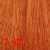 Крем-краска для волос Kaaral Baco Permament Haircolor 100 мл 7.40 медный блондин