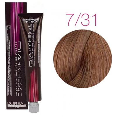 DiaRichesse Крем-краска для волос щелочная 7.31 50 мл