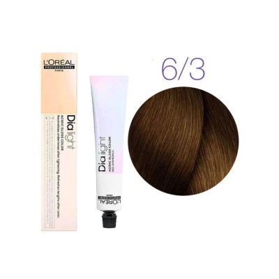 Dialight Гель-крем для окрашивания волос без аммиака 6.3 50мл