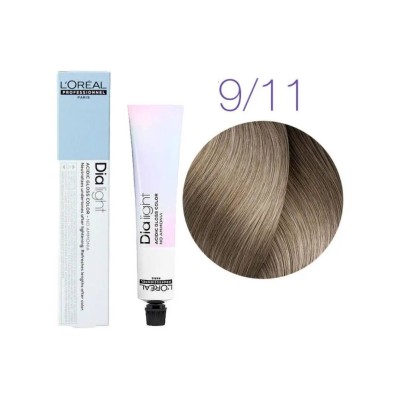 Dialight Гель-крем для окрашивания волос без аммиака 9.11 50мл
