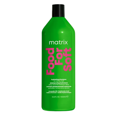 Matrix Food For Soft Шампунь увлажняющий с гиалуроновой кислотой и маслом авокадо, 1000мл
