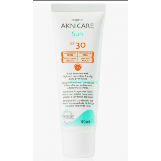 Солнцезащитный Aknicare Sun SPF 30 крем 50 мл