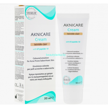 Тонирующий крем Aknicare Cream teintee clair для кожи склонной к акне и себорее светлый 50 мл