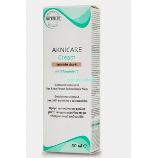 Тонирующий крем Aknicare Cream teintee dore для кожи склонной к акне и себорее темный 50 мл