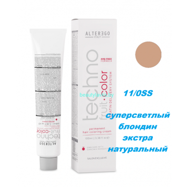 Краска Alter Ego Tehnofruit color 11.0SS суперсветлый блондин экстра натуральный 100 мл