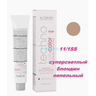 Краска Alter Ego Tehnofruit color 11.1SS суперсветлый блондин пепельный 100 мл