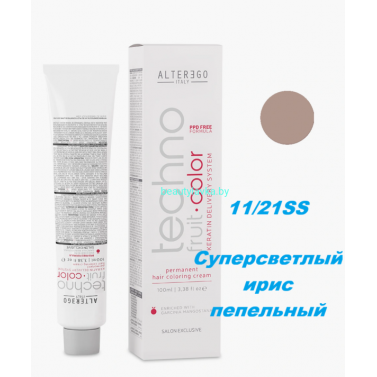 Краска Alter Ego Tehnofruit color 11/21SS суперсветлый ирис пепельный 100 мл
