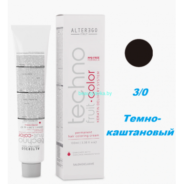 Краска Alter Ego Tehnofruit color 3.0 темно-каштановый 100 мл