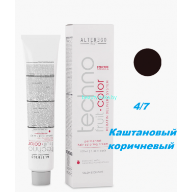 Краска Alter Ego Tehnofruit color 4.7 каштановый коричневый 100 мл.