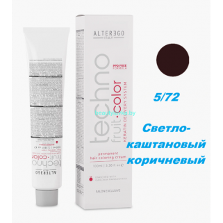 Краска Alter Ego Tehnofruit color 5.72 светло-каштановый коричневый 100 мл