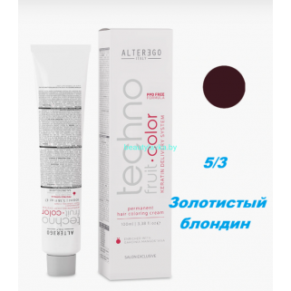 Краска Alter Ego Tehnofruit color 5.3 золотистый блондин 100 мл