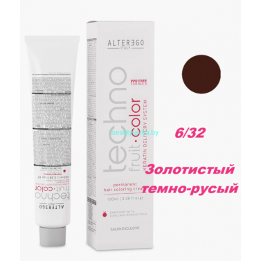 Краска Alter Ego Tehnofruit color 6.32 золотистый темно-русый 100 мл
