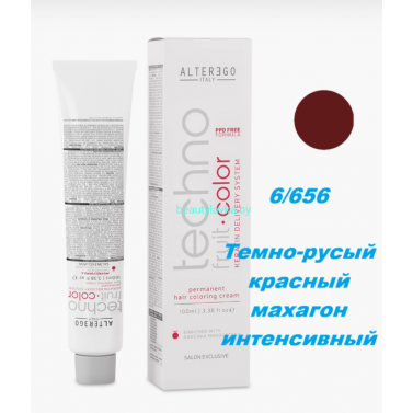 Краска Alter Ego Tehnofruit color 6.656 темно-русый красный махагон интенсивный 100 мл