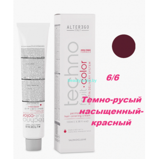 Краска Alter Ego Tehnofruit color 6.6 темно-русый насыщенный-красный 100 мл