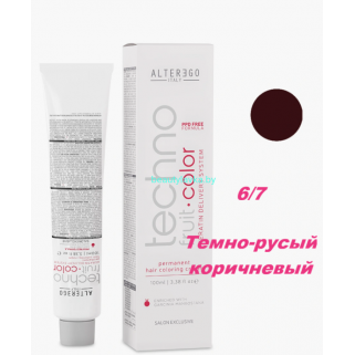Краска Alter Ego Tehnofruit color 6.7 темно-русый коричневый 100 мл