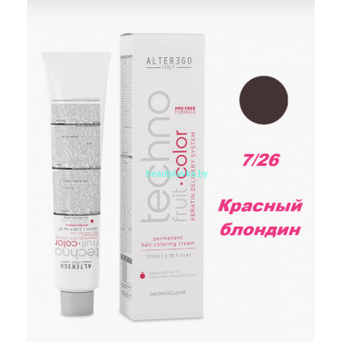 Краска Alter Ego Tehnofruit color 7.26 красный блондин 100 мл