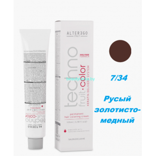 Краска Alter Ego Tehnofruit color 7.34 русый золотисто-медный 100 мл