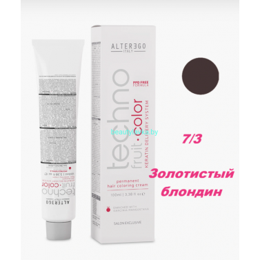 Краска Alter Ego Tehnofruit color 7.3 золотистый блондин 100 мл