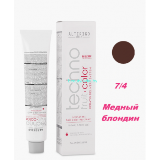 Краска Alter Ego Tehnofruit color 7.4 медный блондин 100 мл