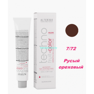 Краска Alter Ego Tehnofruit color 7.72 русый ореховый 100 мл