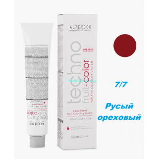 Краска Alter Ego Tehnofruit color 7.7 русый ореховый 100 мл