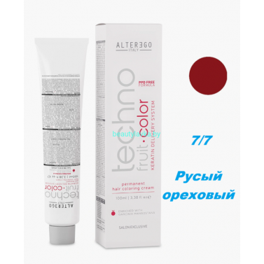 Краска Alter Ego Tehnofruit color 7.7 русый ореховый 100 мл