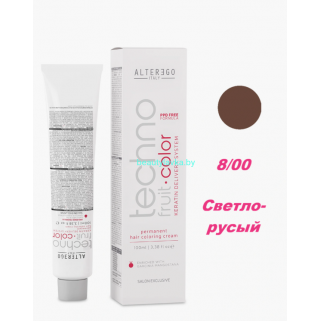 Краска Alter Ego Tehnofruit color 8.00 светло-русый 100 мл