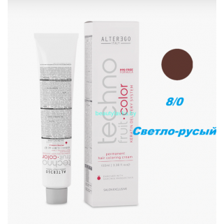 Краска Alter Ego Tehnofruit color 8.0 светло-русый 100 мл