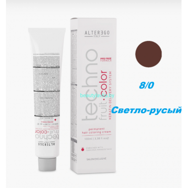 Краска Alter Ego Tehnofruit color 8.0 светло-русый 100 мл