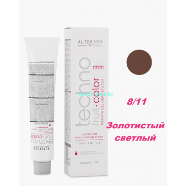 Краска Alter Ego Tehnofruit color 8.11 золотистый светлый 100 мл