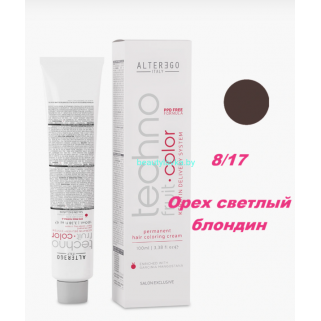 Краска Alter Ego Tehnofruit color 8.17 орех светлый блондин 100 мл