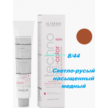 Краска Alter Ego Tehnofruit color 8.44 светло-русый насыщенный медный 100 мл
