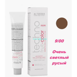 Краска Alter Ego Tehnofruit color 9.00 очень светло-русый 100 мл