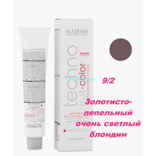 Краска Alter Ego Tehnofruit color 9.2 золотисто-пепельный очень светлый 100 мл