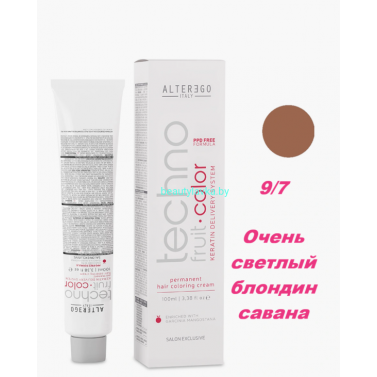 Краска Alter Ego Tehnofruit color 9.7 очень светлый блондин савана 100 мл