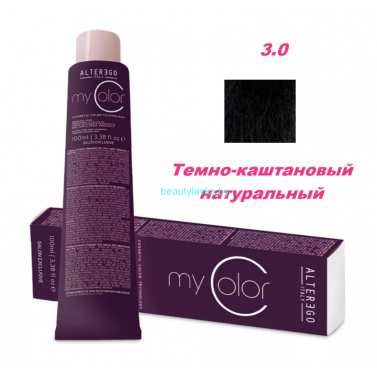 Краска Alter Ego My color 3.0 темно-каштановый натуральный 100 мл