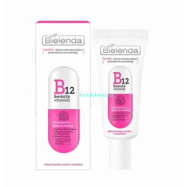 B12 BEAUTY VITAMIN Bielenda Витаминный крем + сыворотка 2в1 день,ночь (45 мл)