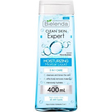CLEAN SKIN EXPERT Bielenda Мицеллярная вода увлажняющая (400 мл)