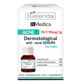 DR MEDICA ACNE Bielenda Анти акне сыворотка дневная,ночная (30 мл)
