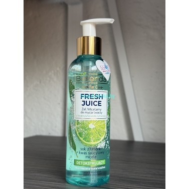 Гель для умывания Bielenda Fresh Juice детоксифицирующий лайм 190 г