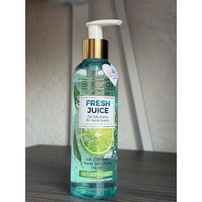 Гель для умывания Bielenda Fresh Juice детоксифицирующий лайм 190 г