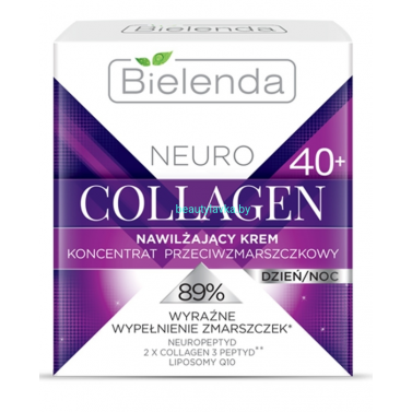 NEURO COLLAGEN Bielenda Увлажняющий крем против морщин 40+ дневной/ночной (50 мл)