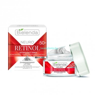 NEURO RETINOL Bielenda Подтягивающий крем против морщин 50+ дневной/ночной (50 мл)