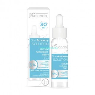 SKIN ACADEMY SOLUTION Bielenda увлажняющая и успокаивающая сыворотка (30 мл)