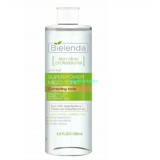 SKIN CLINIC PROFESSIONAL Bielenda Тоник для лица Миндальная и Лактобионовая кислота (200 мл)
