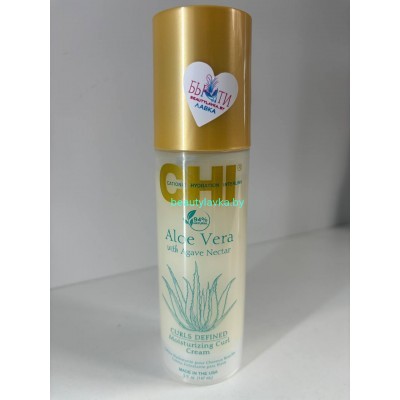 CHI ALOE VERA Moisturizing Curl Cream - Увлажняющий крем-стайлинг для укладки волос 147 мл