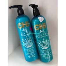 CHI Набор ALOE VERA Шампунь 739 мл+ Кондиционер алоэ и нектар агавы + 739 мл
